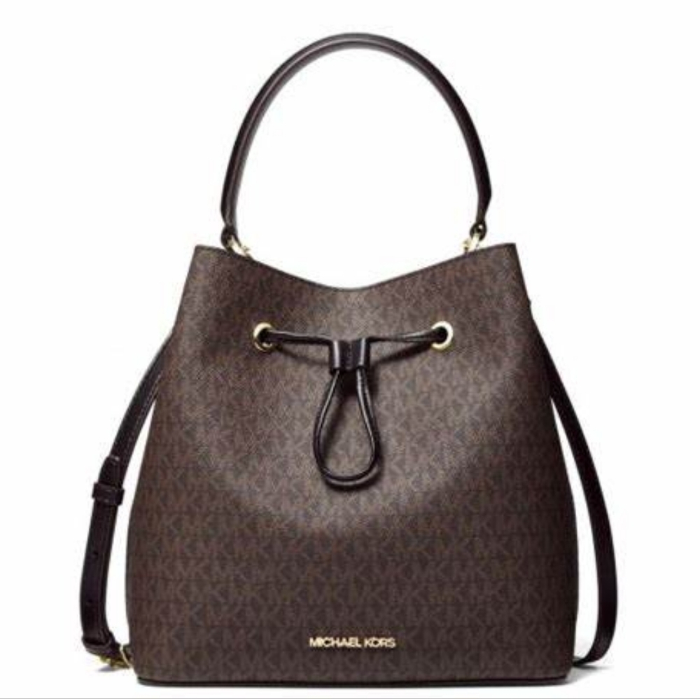 Michael Kors Brown Bucket Bag